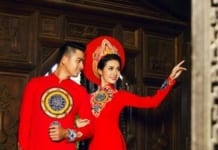 Hướng dẫn cách tạo dáng chụp ảnh áo dài cưới đẹp lụy tim cho cô dâu – chú rể địa chỉ chụp ảnh đẹp