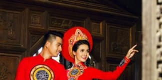 Hướng dẫn cách tạo dáng chụp ảnh áo dài cưới đẹp lụy tim cho cô dâu – chú rể địa chỉ chụp ảnh đẹp