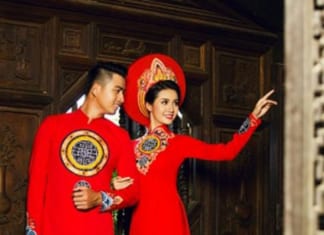 Hướng dẫn cách tạo dáng chụp ảnh áo dài cưới đẹp lụy tim cho cô dâu – chú rể địa chỉ chụp ảnh đẹp