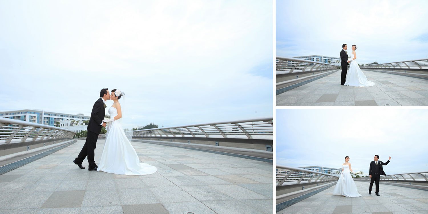 Chụp ảnh cưới tại Cầu Ánh Sao