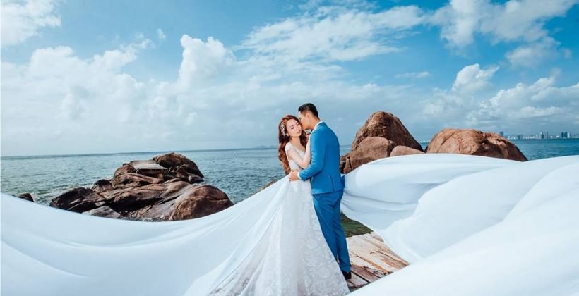 Du lịch kết hợp chụp hình cưới Vĩnh Hy Phú Yên ở Mũi Dinh