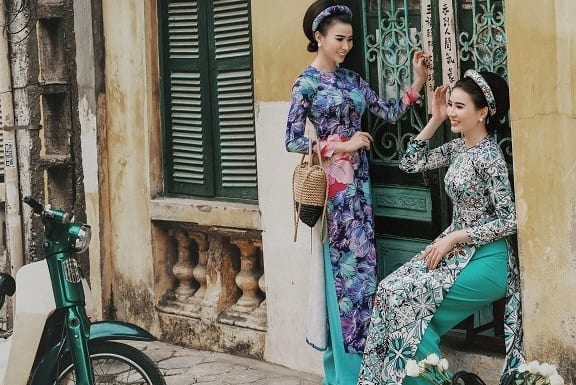 Chụp hình tết áo dài Cô Ba Sài Gòn siêu đẹp và ấn tượng ở TPHCM Chụp ảnh tết với phong cách Cô Ba Sài Gòn