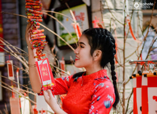 Sống ảo Tết 2020 cùng với những studio chụp ảnh tết đẹp ở TPHCM Chụp ảnh Tết lung linh với áo dài