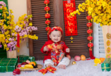 Lưu ngay kinh nghiệm chụp ảnh Tết cho bé cực hay