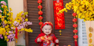 Lưu ngay kinh nghiệm chụp ảnh Tết cho bé cực hay