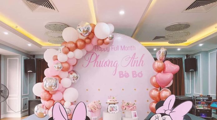 Top 10 dịch vụ trang trí đầy tháng đẹp nhất tại Huế Dịch vụ trang trí đầy tháng Lavender