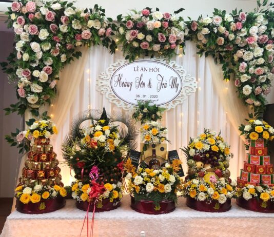 10 dịch vụ trang trí đám hỏi tại TPHCM độc đáo nhất Chuẩn bị cho lễ ăn hỏi