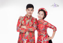 Cách chọn áo dài cưới truyền thống đẹp cho cô dâu chọn áo dài cưới