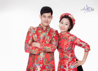 Cách chọn áo dài cưới truyền thống đẹp cho cô dâu chọn áo dài cưới