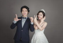 Chụp hình cưới phông trơn có đẹp không? Cần lưu ý điều gì? Chụp hình cưới phông trơn