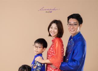 Cách tạo dáng chụp hình gia đình 4 người ấn tượng