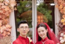 Chụp hình cưới với áo dài đỏ: Gợi ý hoàn hảo cho một ngày trọng đại