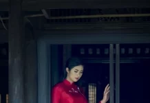 Chụp ảnh chân dung áo dài Tết Bính Ngọ phong cách truyền thống Chụp ảnh chân dung áo dài Tết Bính Ngọ phong cách truyền thống