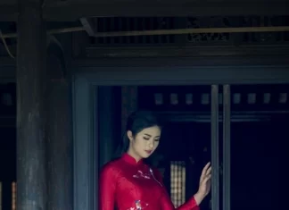 Chụp ảnh chân dung áo dài Tết Bính Ngọ phong cách truyền thống Chụp ảnh chân dung áo dài Tết Bính Ngọ phong cách truyền thống