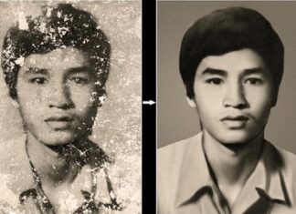 Quy trình ghép ảnh và phục chế ảnh chuẩn studio cam kết tự nhiên