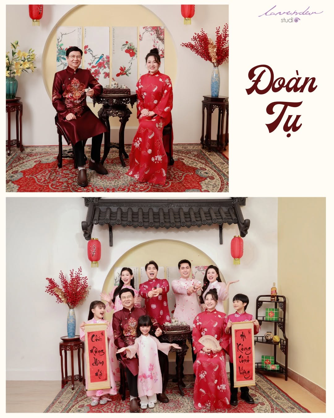 Chụp ảnh gia đình áo dài – vẻ đẹp truyền thống không bao giờ lỗi mốt