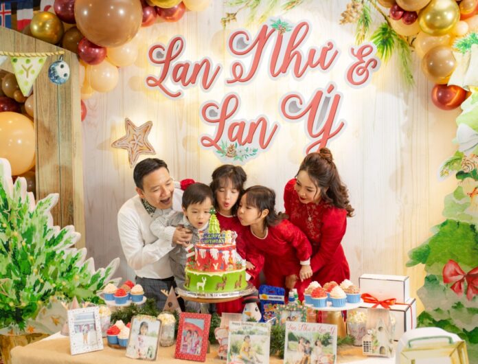 15+ concept chụp gia đình sinh nhật cùng bánh kem (5)