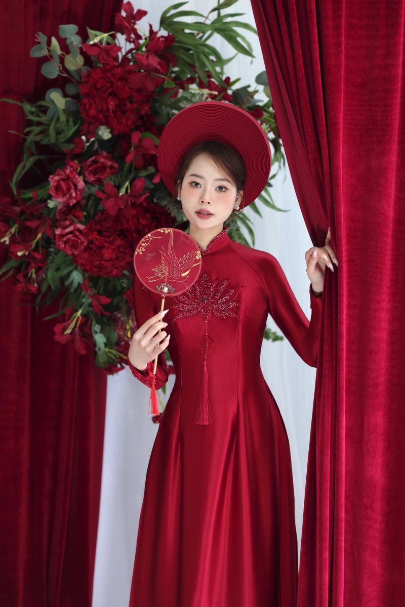 Chụp ảnh áo dài trong studio đẹp (2)