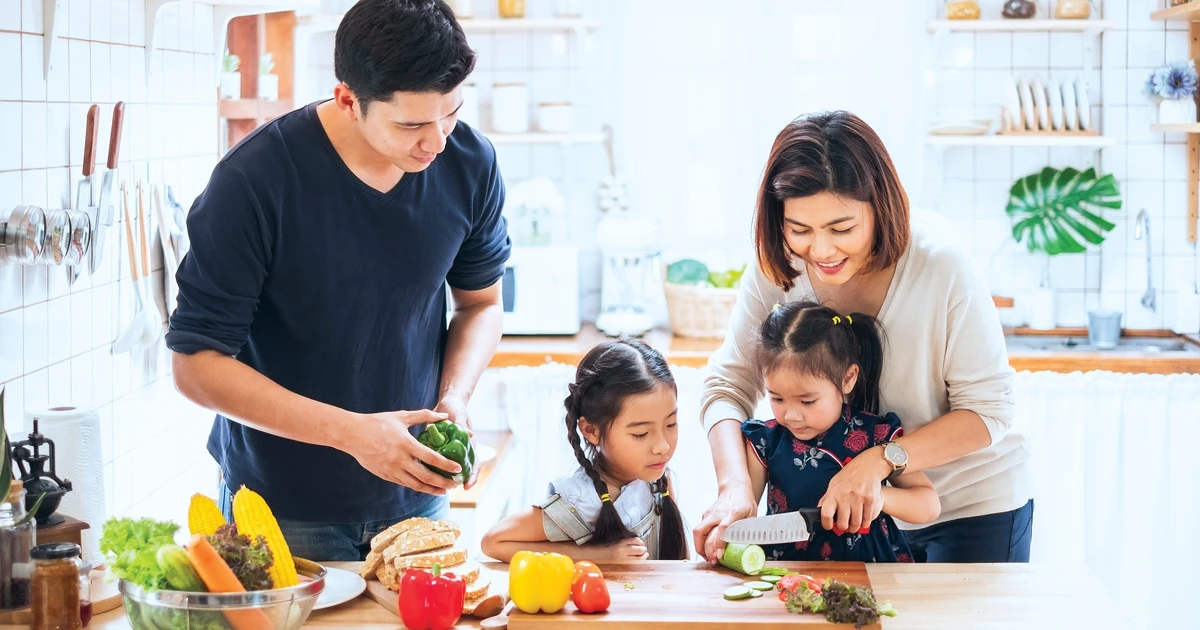 Concept gia đình lifestyle góc bếp (1)