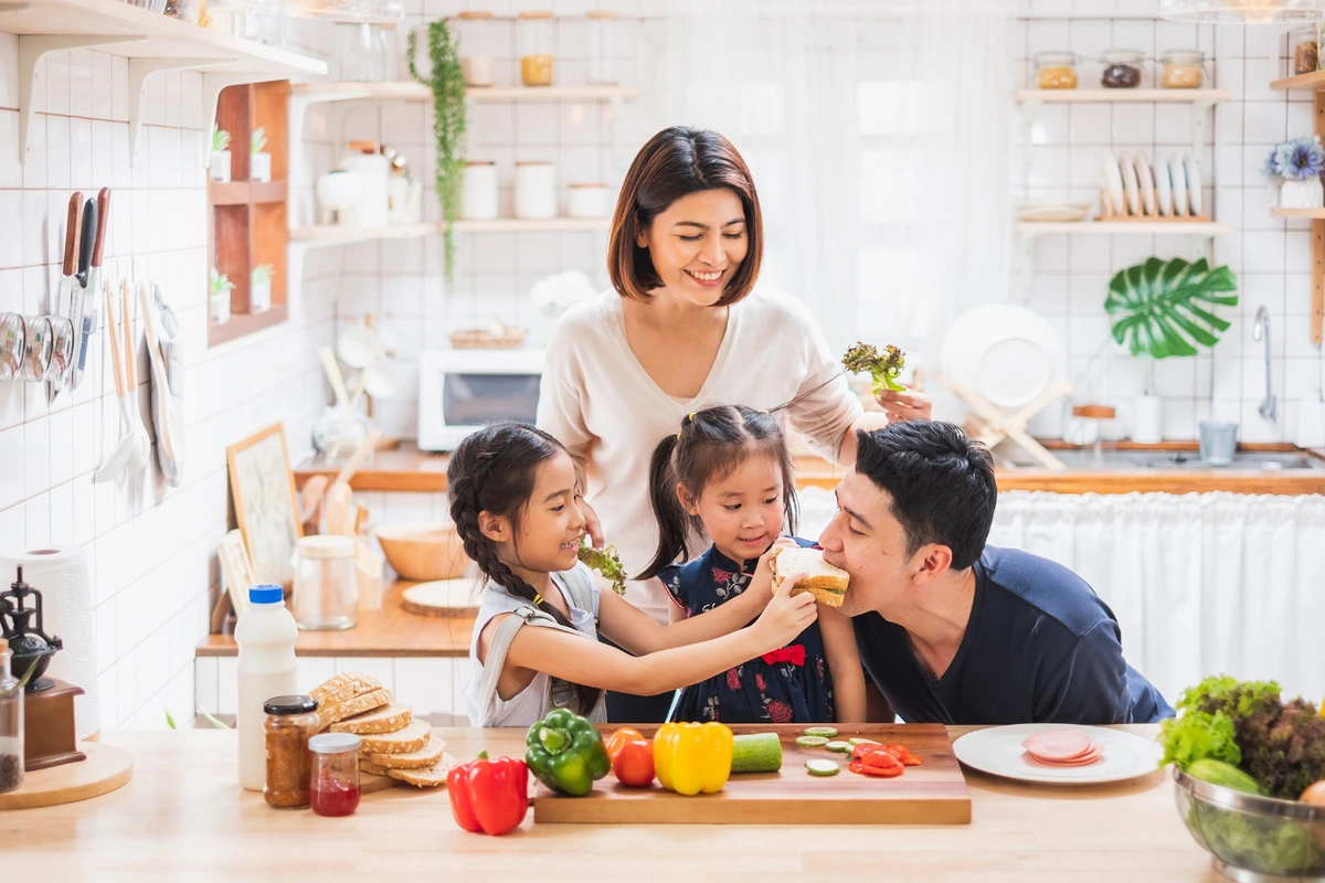 Concept gia đình lifestyle góc bếp (2)